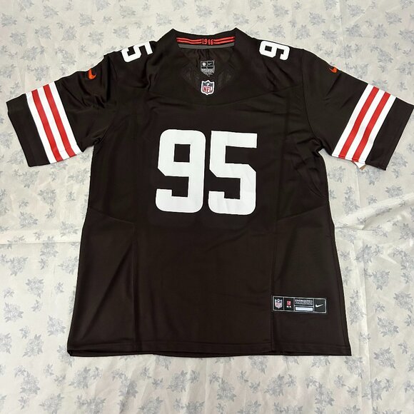 NFL Myles Garrett Cleveland Browns Nike Dri Fit Limited #95 Jersey - Picture 1 of 6